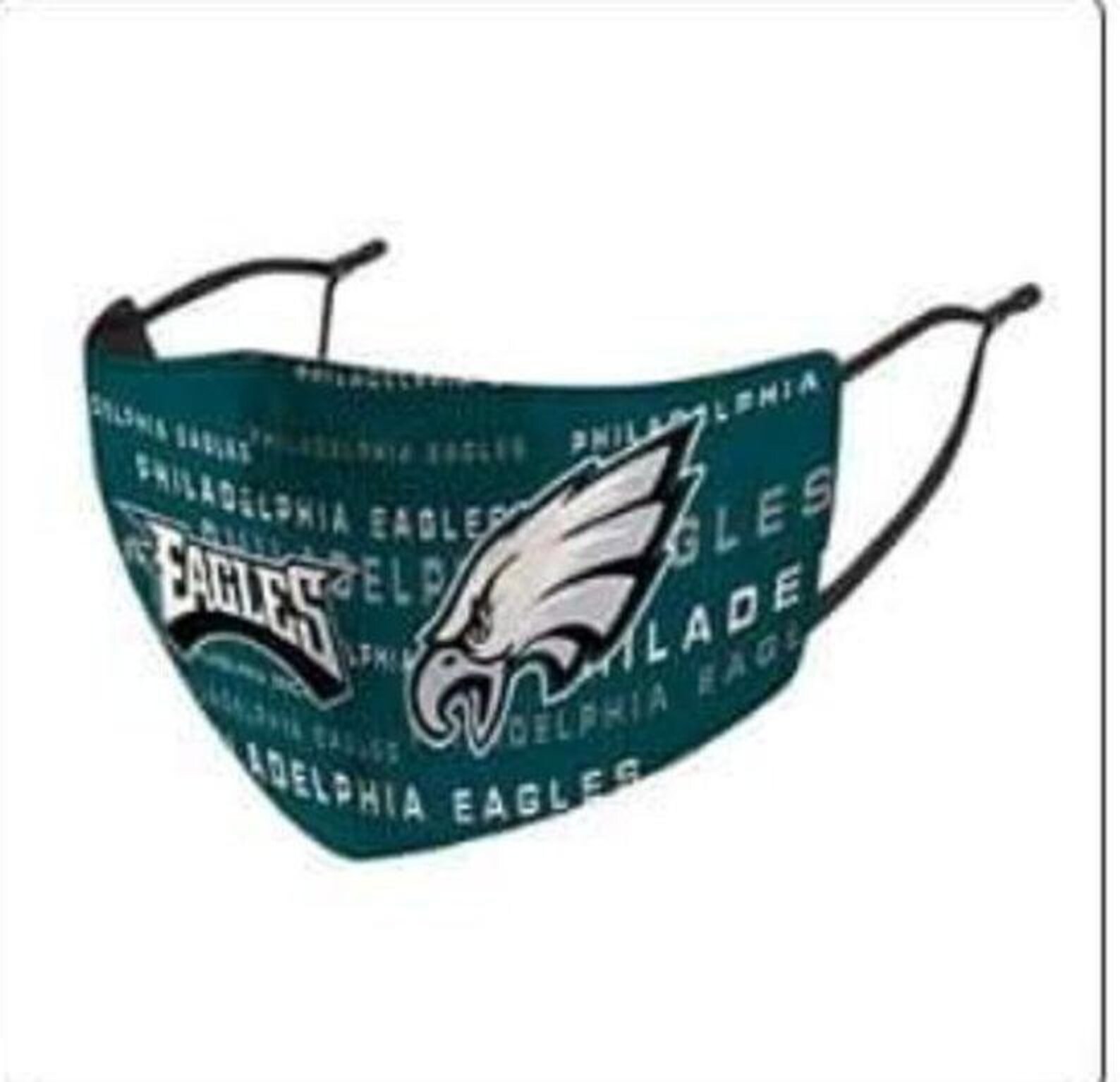 Green Adult NFL Philadelphia Eagles Face Mask Unisex Etsy