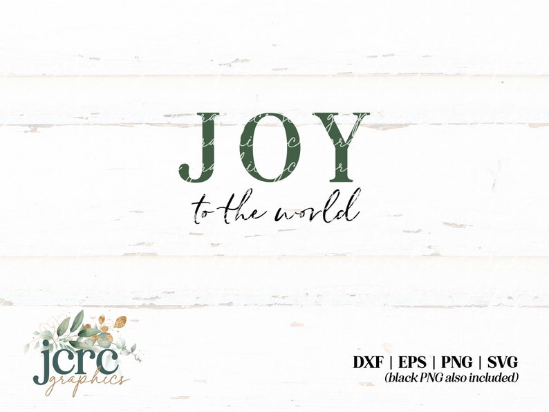 Joy to the World SVG Christmas Sign SVG Christmas Song Svg Etsy