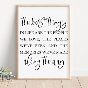 Die besten Dinge im Leben sind die Menschen, die wir lieben SVG | Eingang Schild svg | Einweihungsparty Geschenk | Wohnzimmer Zeichen | Modernes Bauernhaus Zeichen svg