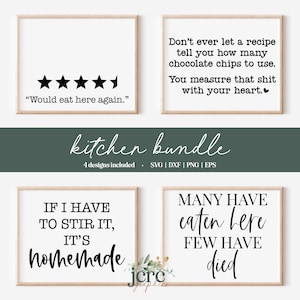 Kitchen Sign SVG BUNDLE | Kitchen Sign svg | Kitchen Decor Sign svg | Kitchen Quotes svg | Funny Kitchen Sign svg | Modern Farmhouse Sign