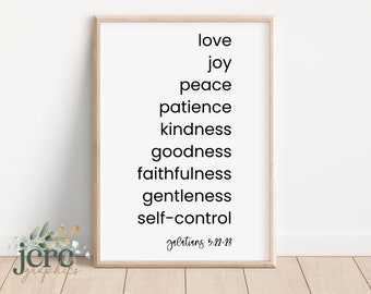 Fruit Of The Spirit SVG | Galatians 5:22-23 SVG | Bible Verse Sign svg | Scripture Sign svg | Religious Sign svg | Christian Sign svg