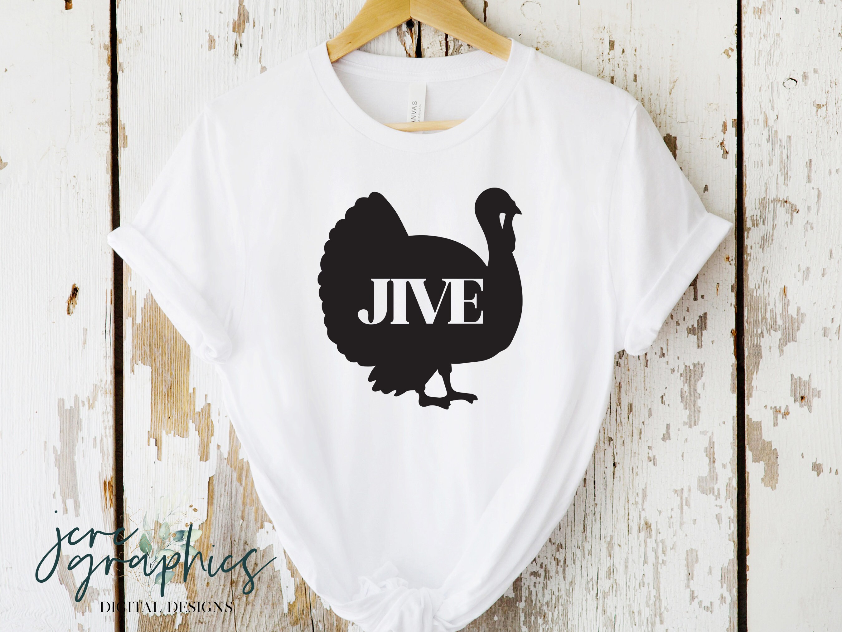 Jive Turkey SVG Funny Fall Svg Funny Thanksgiving Shirt - Etsy