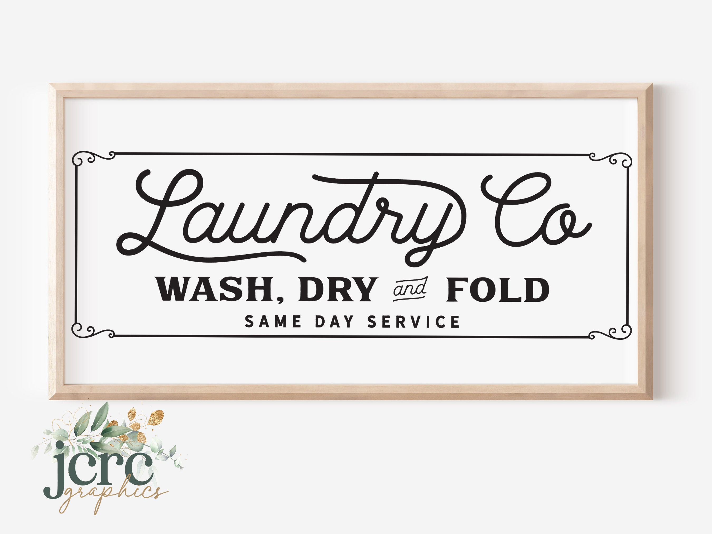 Laundry Co Wash Dry and Fold SVG Laundry Svg Laundry Room - Etsy