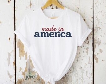 Made in America SVG | Patriotic 4th of July Design | Digital Cut File