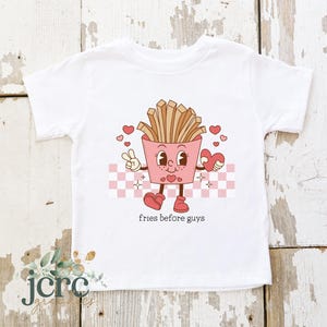Fries Before Guys, png PNGEgg | Retro Valentijnsdagontwerp voor haar | Perfect voor sublimatie, zeefdruk en DTF-overdrachten | png-jpg-bestanden