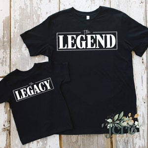 Die Legende SVG | Das Vermächtnis SVG | Papa und ich Shirt | Daddy and Me svg | Papa und Mini Shirt | Papa und ich Outfit | Passende Shirts