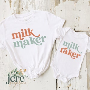 Milk Maker SVG | Milk Taker SVG | Mommy and Me Shirt | Mommy and Me svg | Mama and Mini Shirt | Mommy and Me Outfit | Matching Shirts