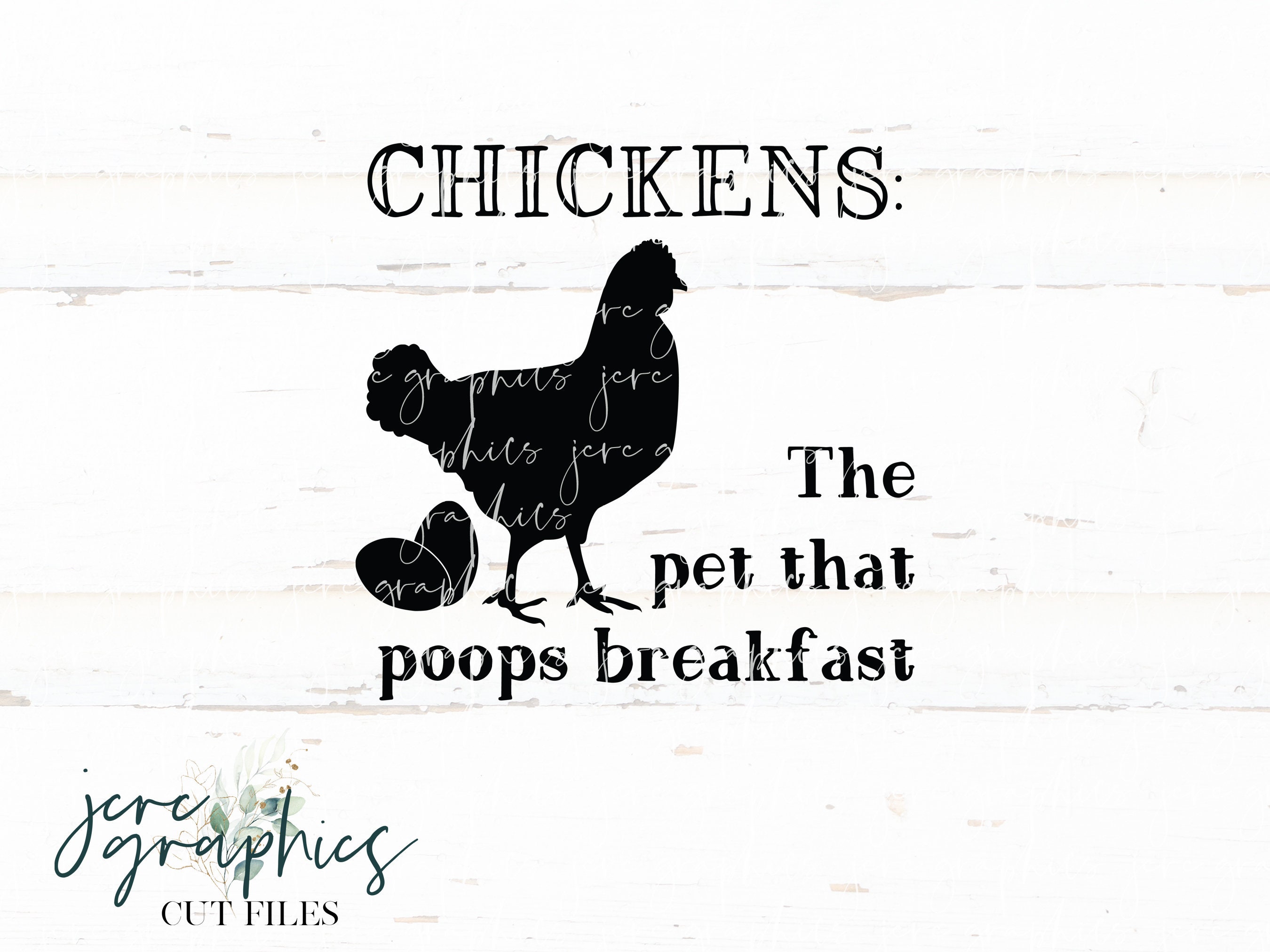 Targa Decorativa Da Parete In Metallo Con Gallina E Scritta Umoristica 'Chickens The Pet That Poops Breakfast', 30x20 Cm - 3
