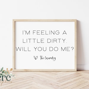 Je me sens un peu sale veux-tu me faire SVG | Drôle de panneau de buanderie svg | Panneau de la buanderie | Décoration de la buanderie | Enseigne de ferme moderne