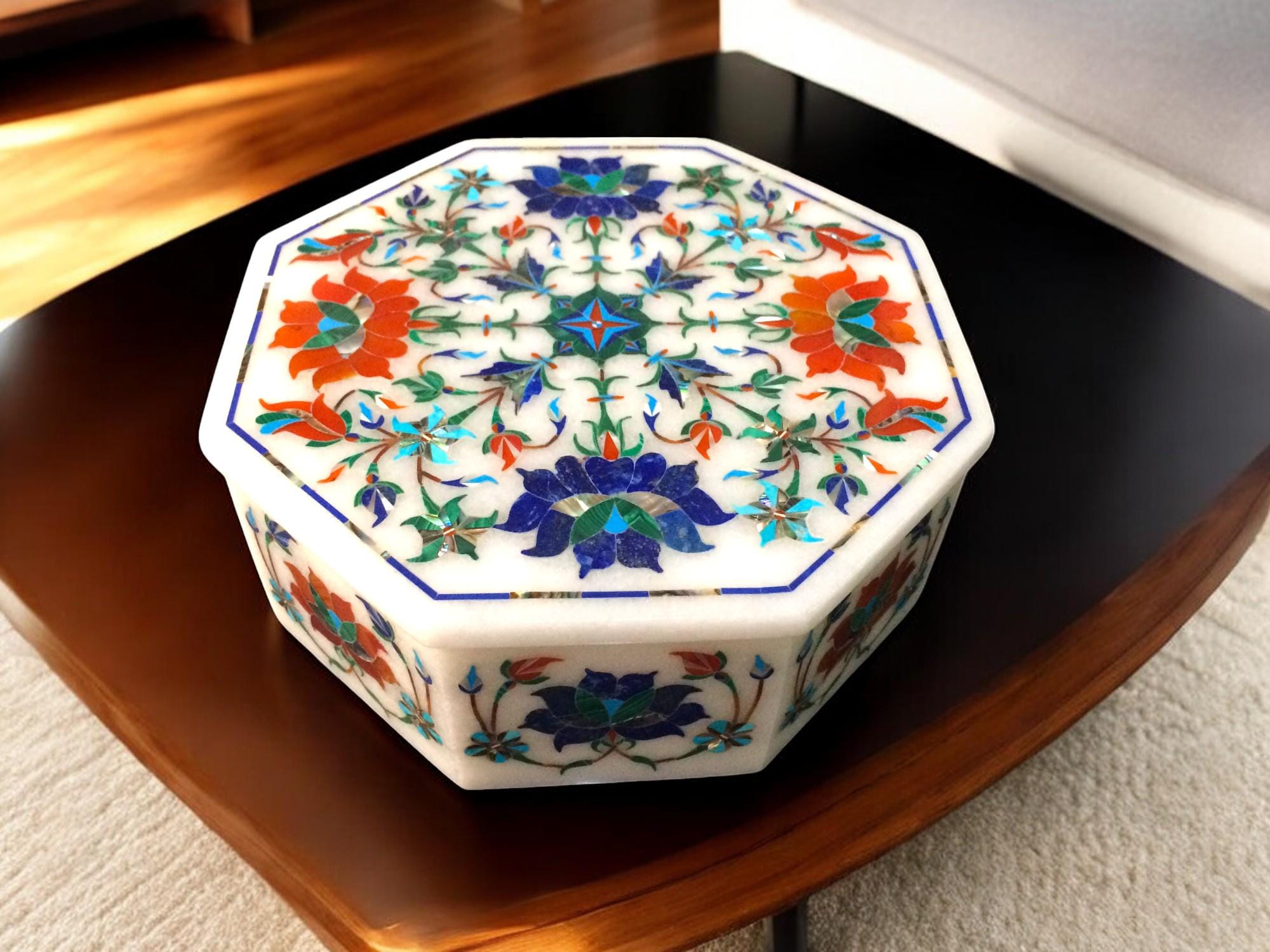 宝石箱（大理石）（インド製）（値下げ可！） 楽天市場】インド 大理石