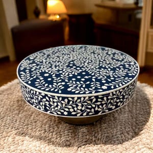 Buy Sofa Center Hallway Table Top Antique Bone Inlay Handmade Pattern Countertop Furniture