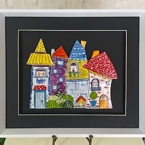 Clay hand made ,special pattern hand drawn desing,tile ceramic wall art Unique gift with frame for him