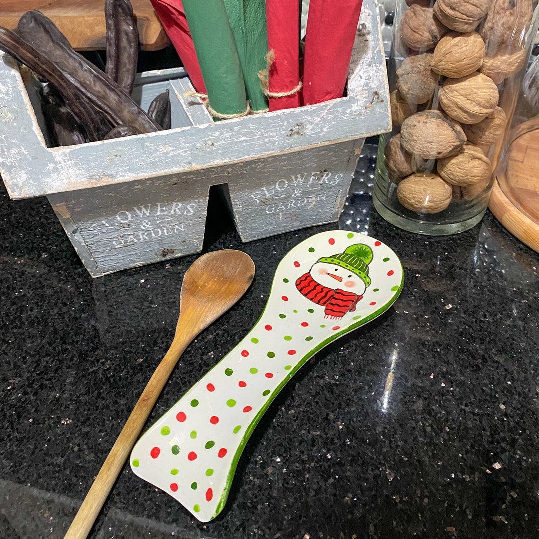 Decorative Tile Spoon | Christmas Tile Spoon | Handmade Tile Spoon ...