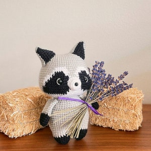 Little Raccoon | handmade stuffed animal | Made to Order