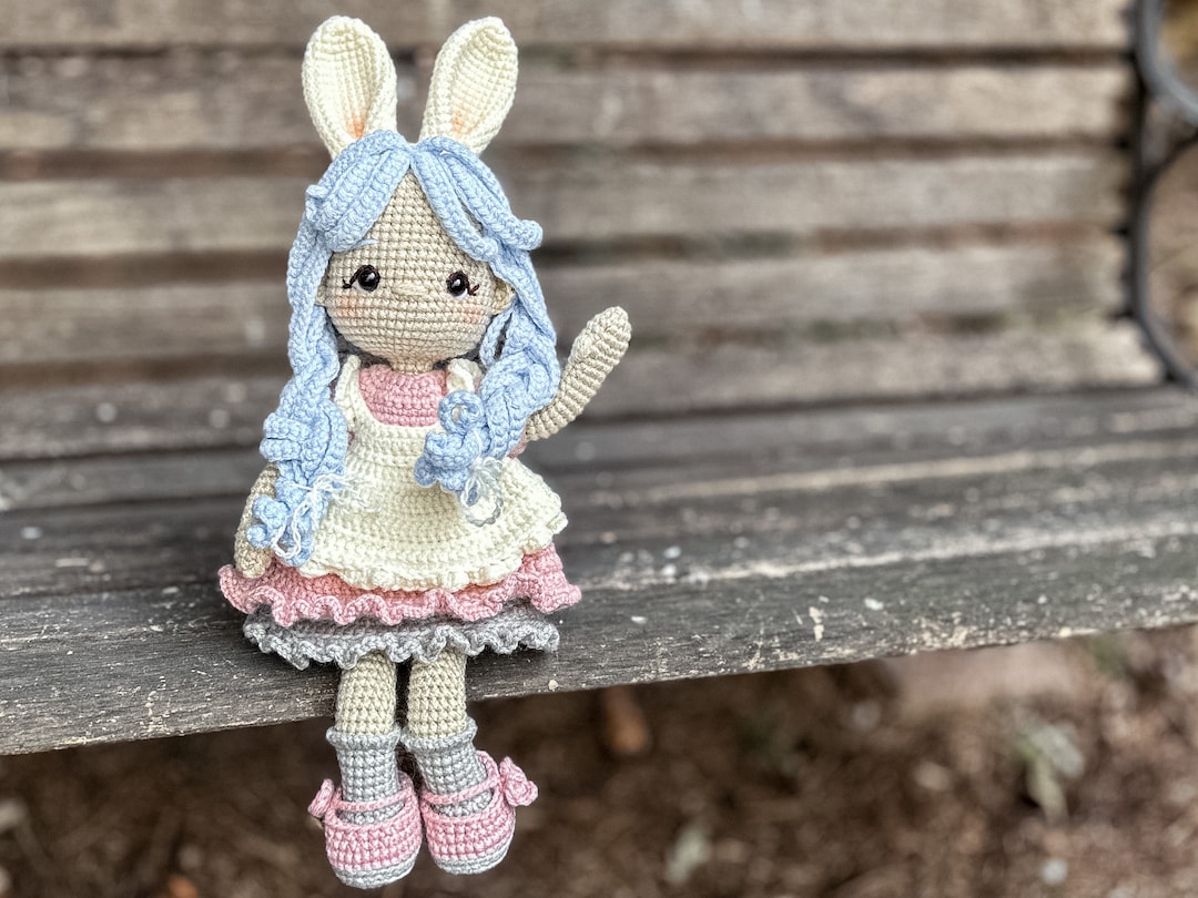 Bunny Girl Doll | Crochet Bunny Girl Doll | High Quality Handmade Gift ...