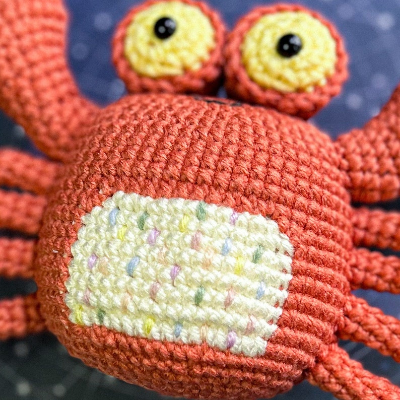 Cancer Crab Zodiac Zodiac Gifts Birthday Present Crab Stuffed Animal Handmade Gift Star Sign Gifts Ready to Ship image 3