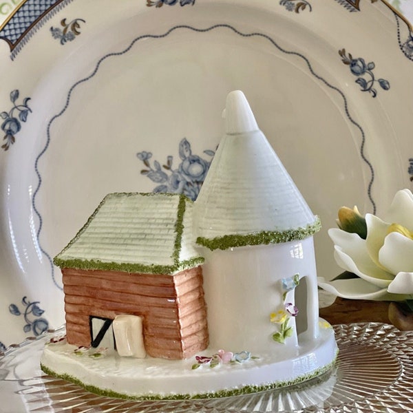 Vintage Coalport Cottage Pastille Burner, "The Oast House"