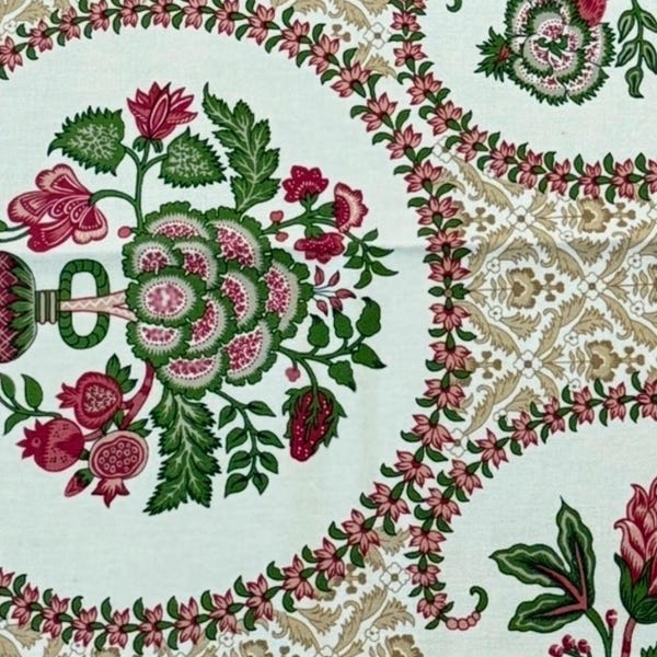 Brunschwig & Fils “Parisian Garden” Sample, 28.5x17