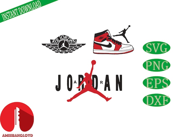Jordan Logo Svg Png Pdf Eps Jpg Dxf | Etsy