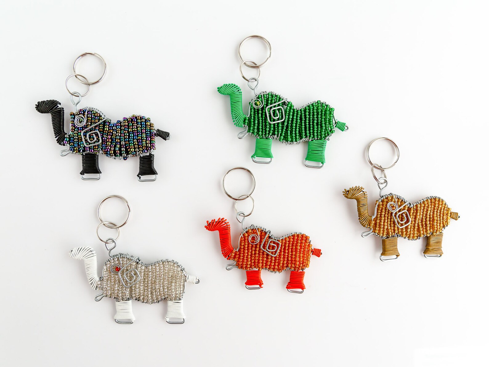 Animal Beaded Keyring Animal Bead Keyrings Beaded Animal Etsy