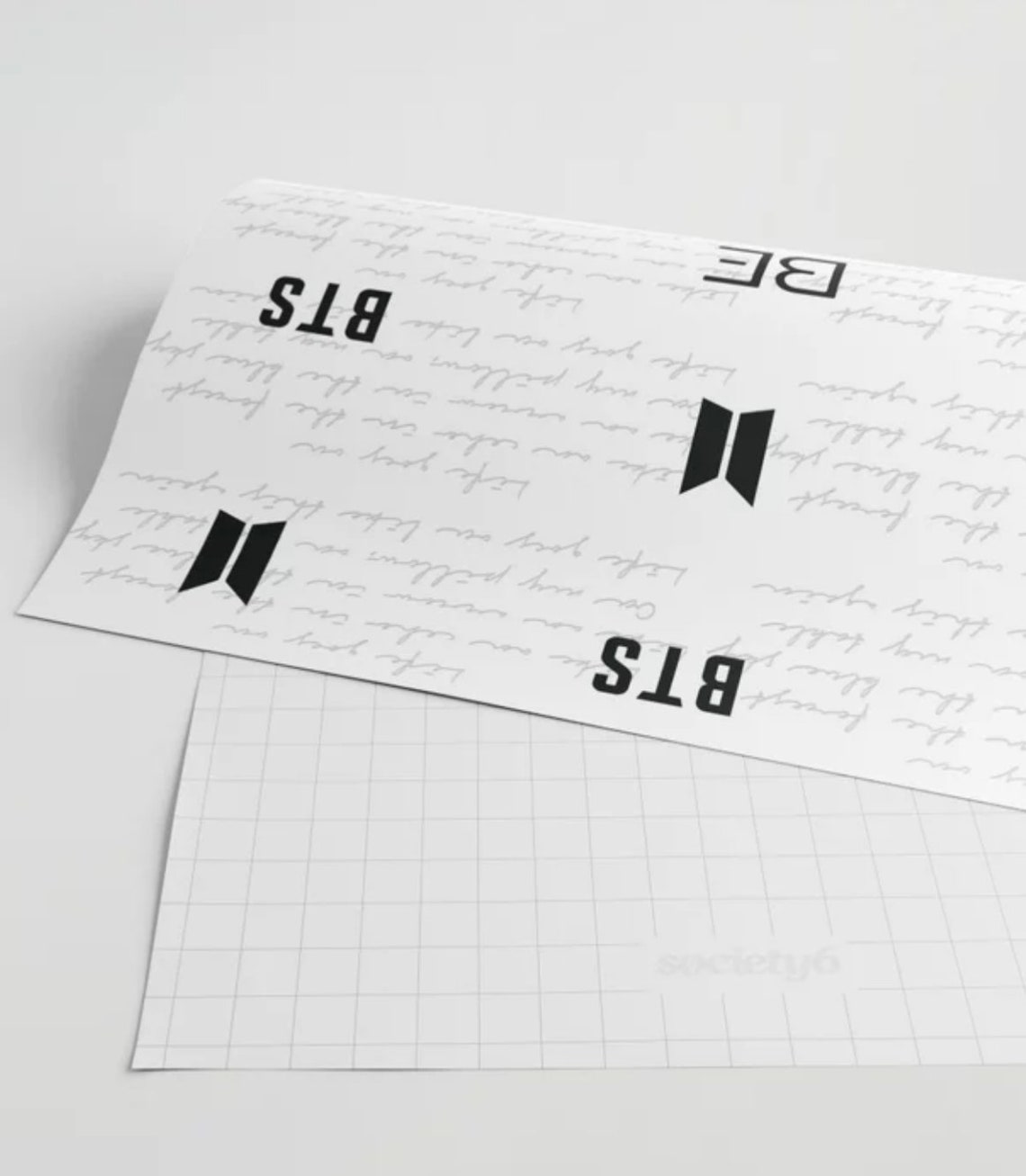 BTS Be Album Gift Wrapping Paper Instant Digital Download