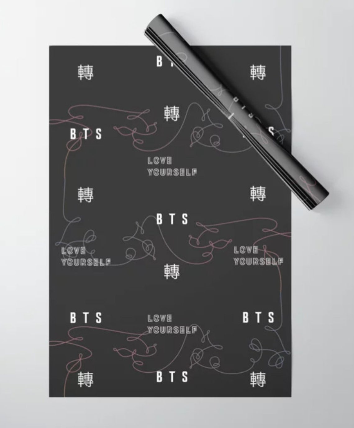 BTS Love Yourself Tear Album Gift Wrapping Paper Instant