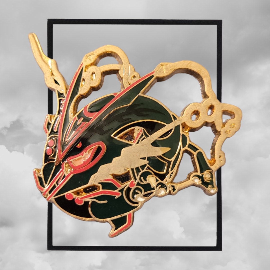 Myuna's XXL Shiny Rayquaza Pin Big Fanart Sky Dragon -  Finland