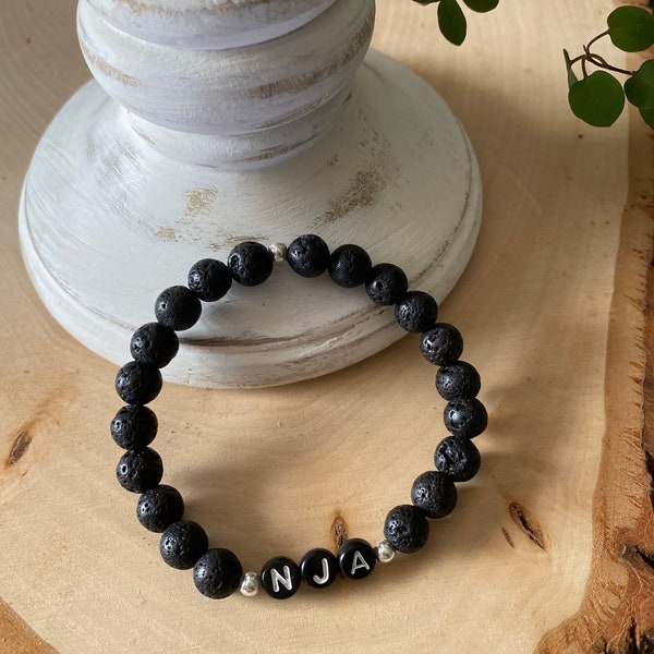 Lava Bead Bracelet Etsy