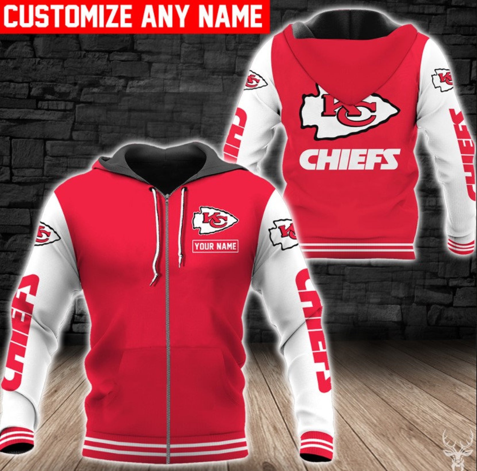 Personalized Kansas City Chiefs Hoodie Football Team NFL | Etsy