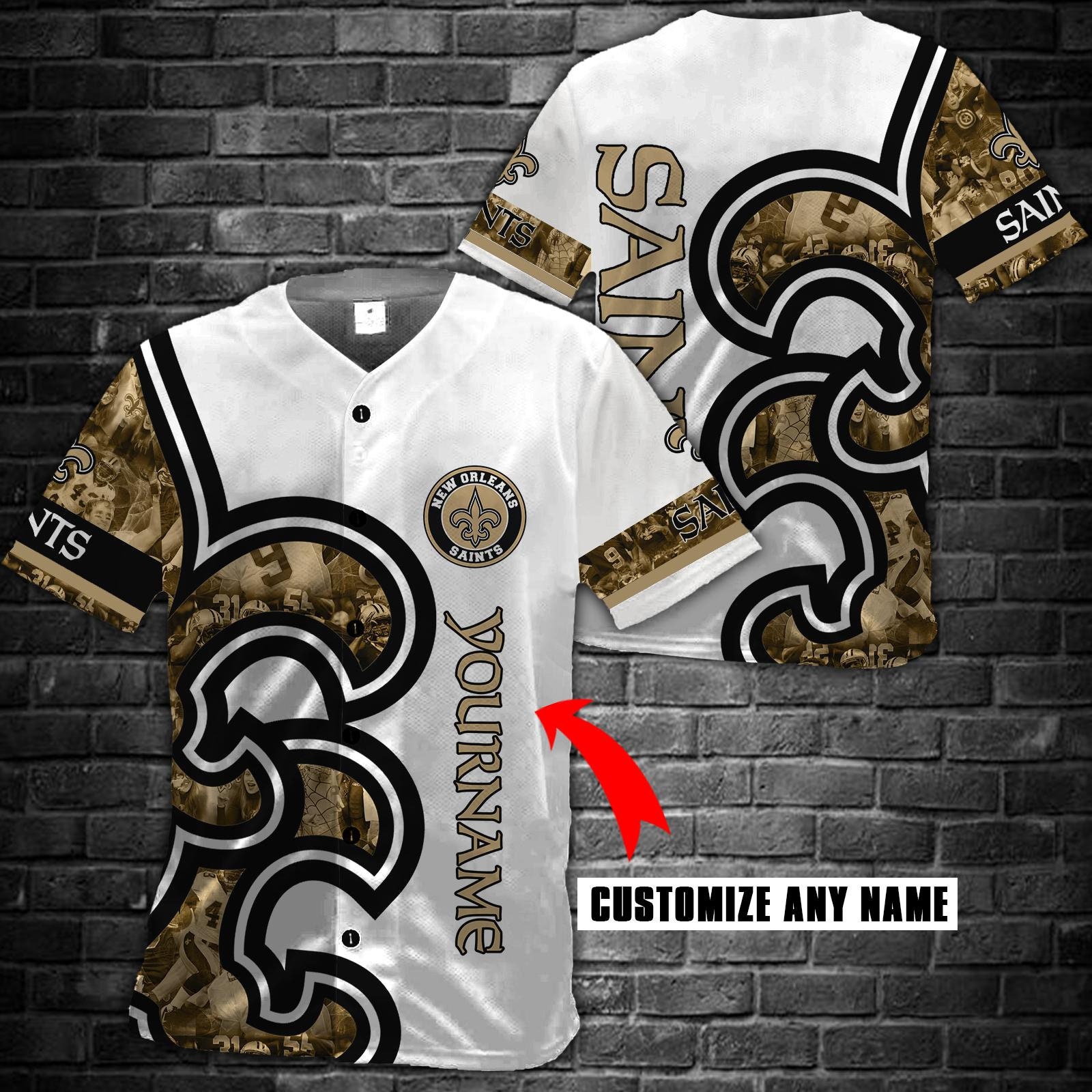 saints baseball shirt