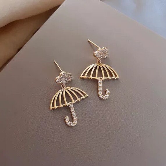 Umbrella earrings Etsy
