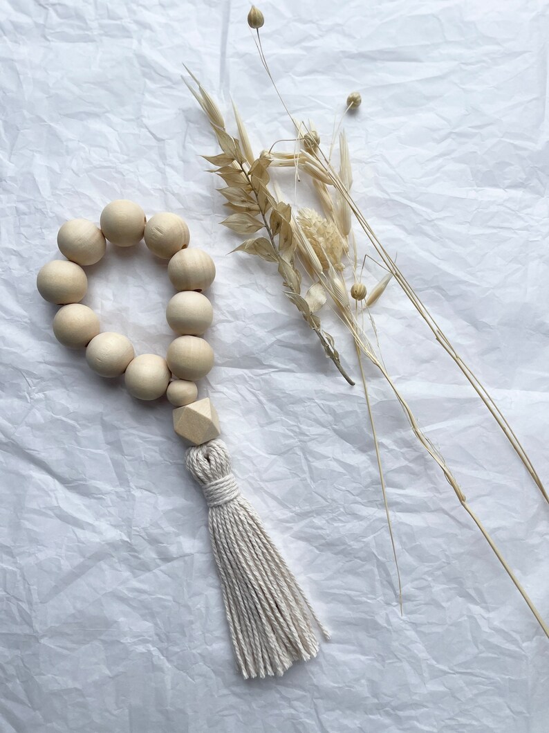 Wood Bead Napkin Rings/geometric Wood Bead Napkin Rings/napkin Etsy