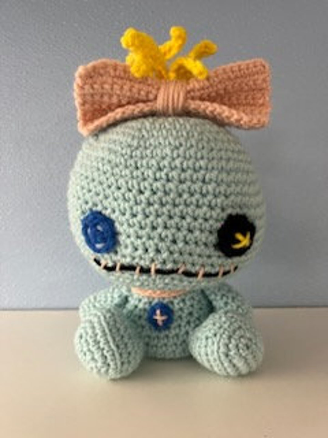 Lilo and Stitch Scrump Crochet Amigurumi Stuffed Animal Doll Etsy