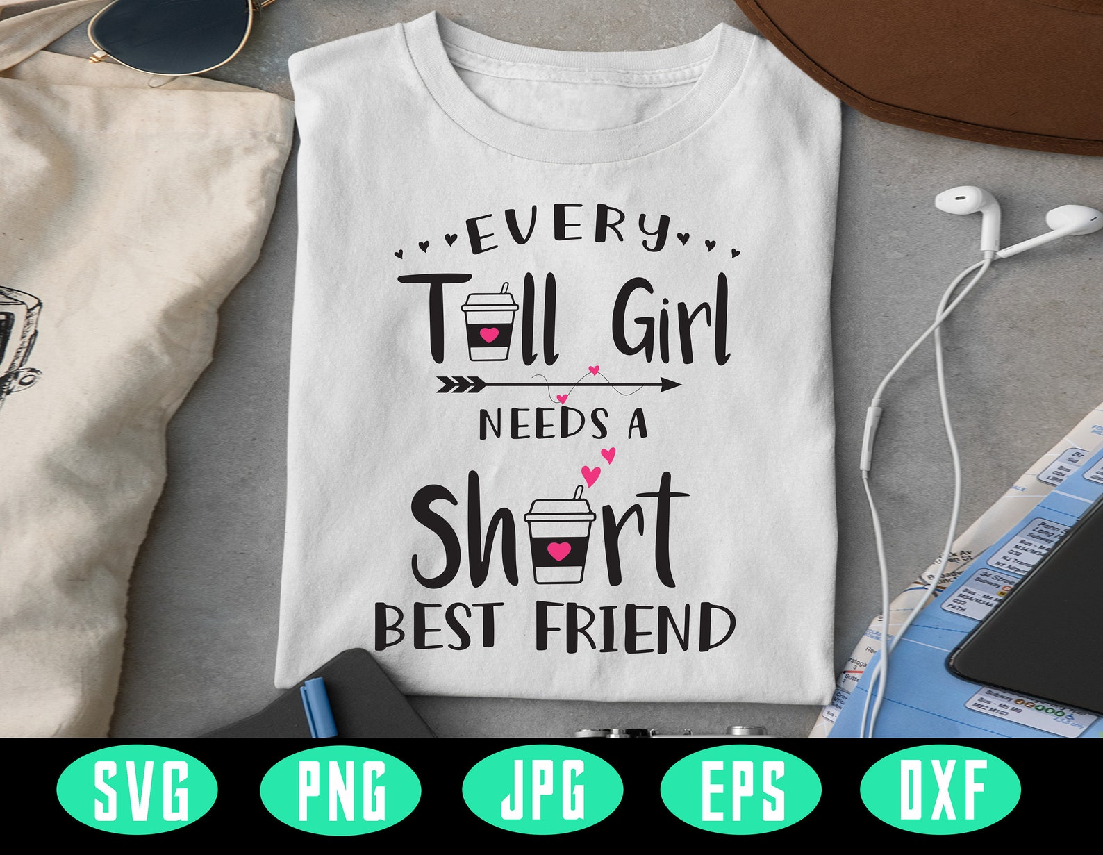 Every Tall Girl Needs A Short Best Friend Funny BFF Matching Etsy