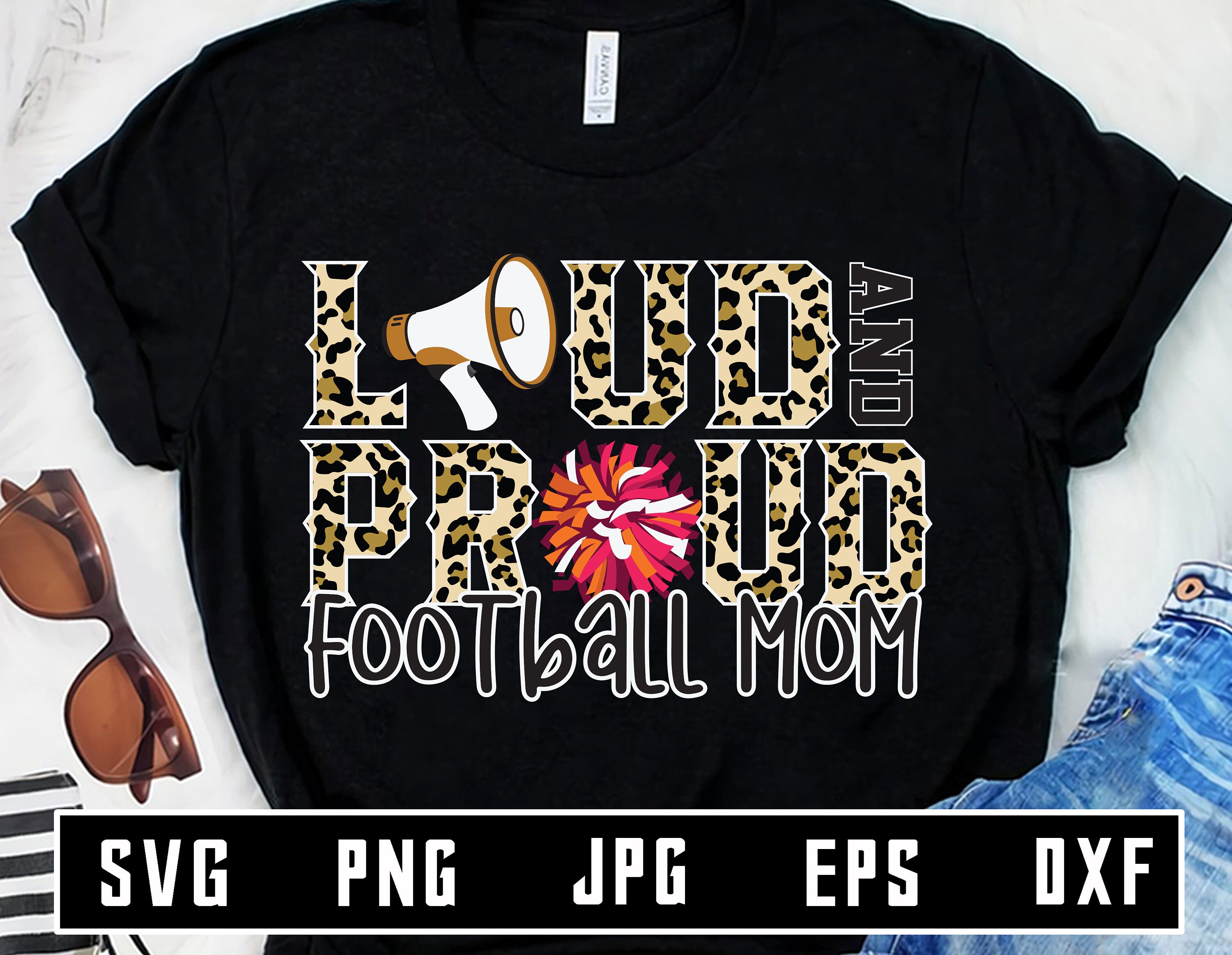 Loud And Proud Football Mom Svg Football Svg Football Mama | Etsy