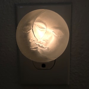 Wall Night Light | Gift for Her Moon Night Light | Lunar Eclipse | Cute Anniversary Gift Room Decor moon phases Christmas Gift Idea Night