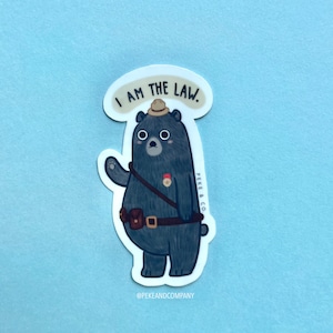 British Columbia Black Bear Sticker | Funny Animal Sticker - Conservation Officer -  Mountie Sticker - RCMP Sticker - Police Sticker