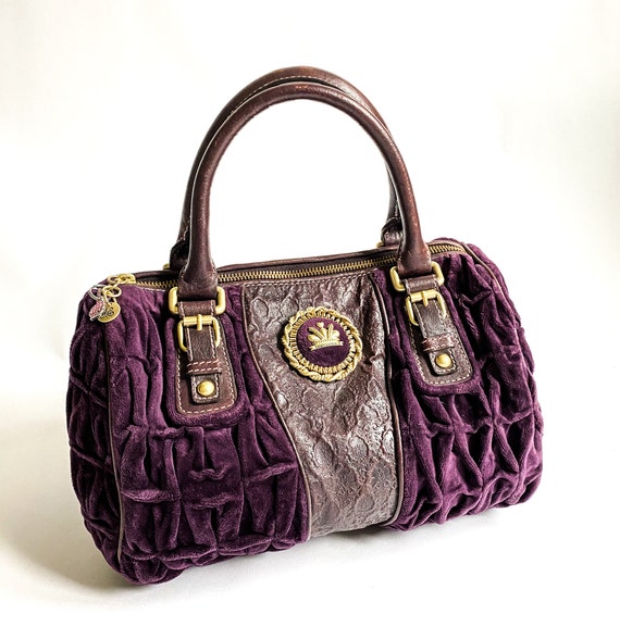 Juicy Couture Vintage Purple Plum Velour Royal Cro