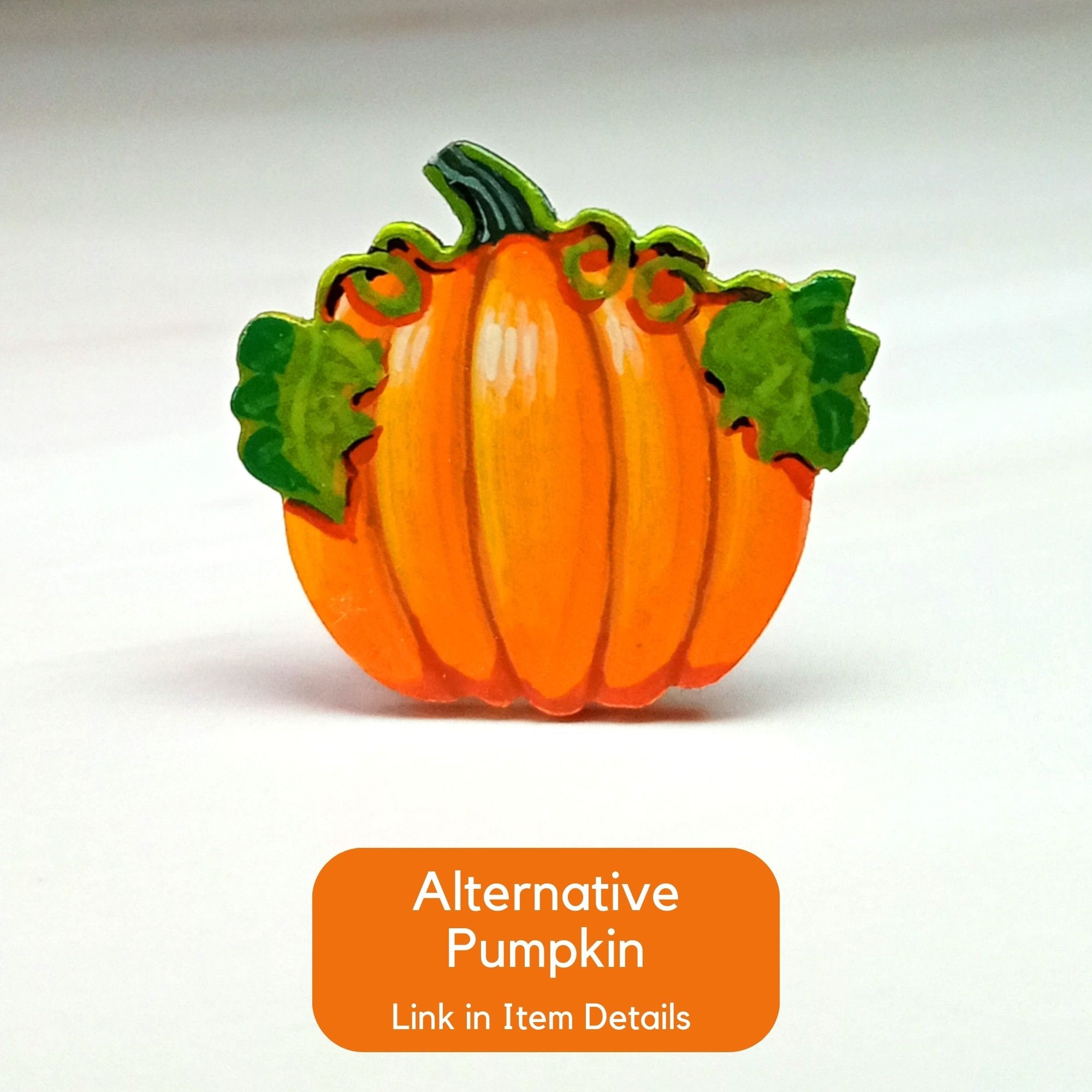 Spilla A Forma Di Zucca Con Strass - Perfecta Per Autunno E Halloween - Foto 7