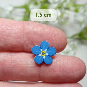 Forget Me Not Pin, Handmade Bereavement Gift, Something Blue For Bride image 3