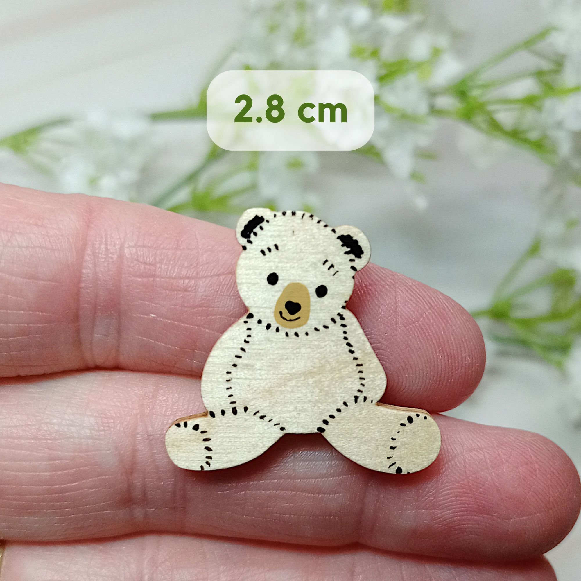 Teddy Bear Brooch, Teddy Bear Pin, Handmade Bear Gift For Adult