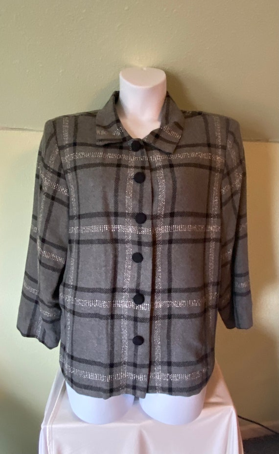 Vintage Willow Ridge 20W Gray Blazer - image 1