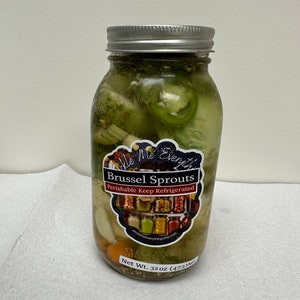 Pickled Brussels Sprouts 32oz.