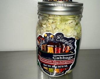 Pickled Cabbage  16oz.