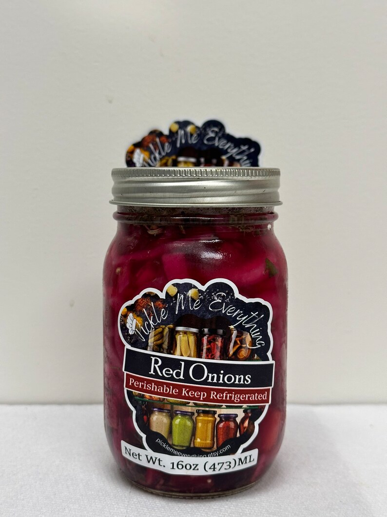 Pickled Red Onions 16oz.