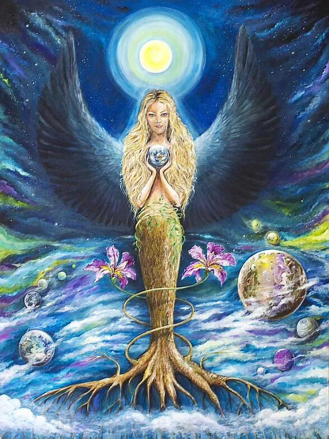 5d Diamond Painting Goddess Of Destiny Full Etsy