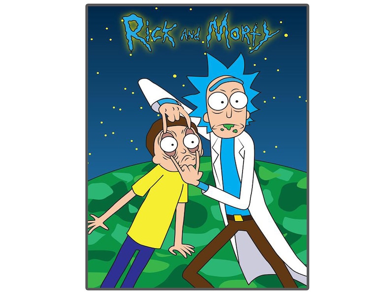 Full Diamond Rick and Morty Starry sky Diamond Painting Kit-Pai Full Diamond Rick and Morty Starry sky Diamond Painting Kit-Pai