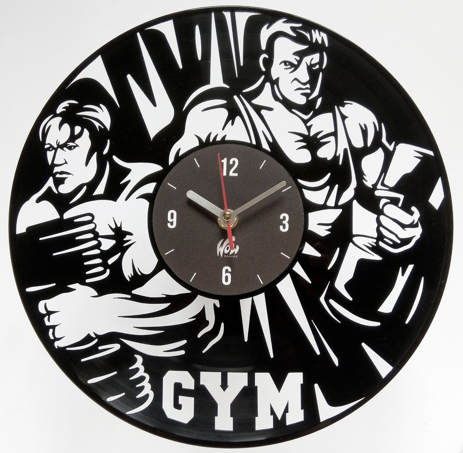 GYM Vinyl Wall Clock 12 Inches. A Great Gift for GYM Lovers. Etsy
