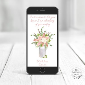 Elektronische Beileidskarte Vorlage - Florale Beileidskarte - Textkarte - ECard - Digitale Beileidskarte - Bearbeitbarer Text Beileidskarte 823K
