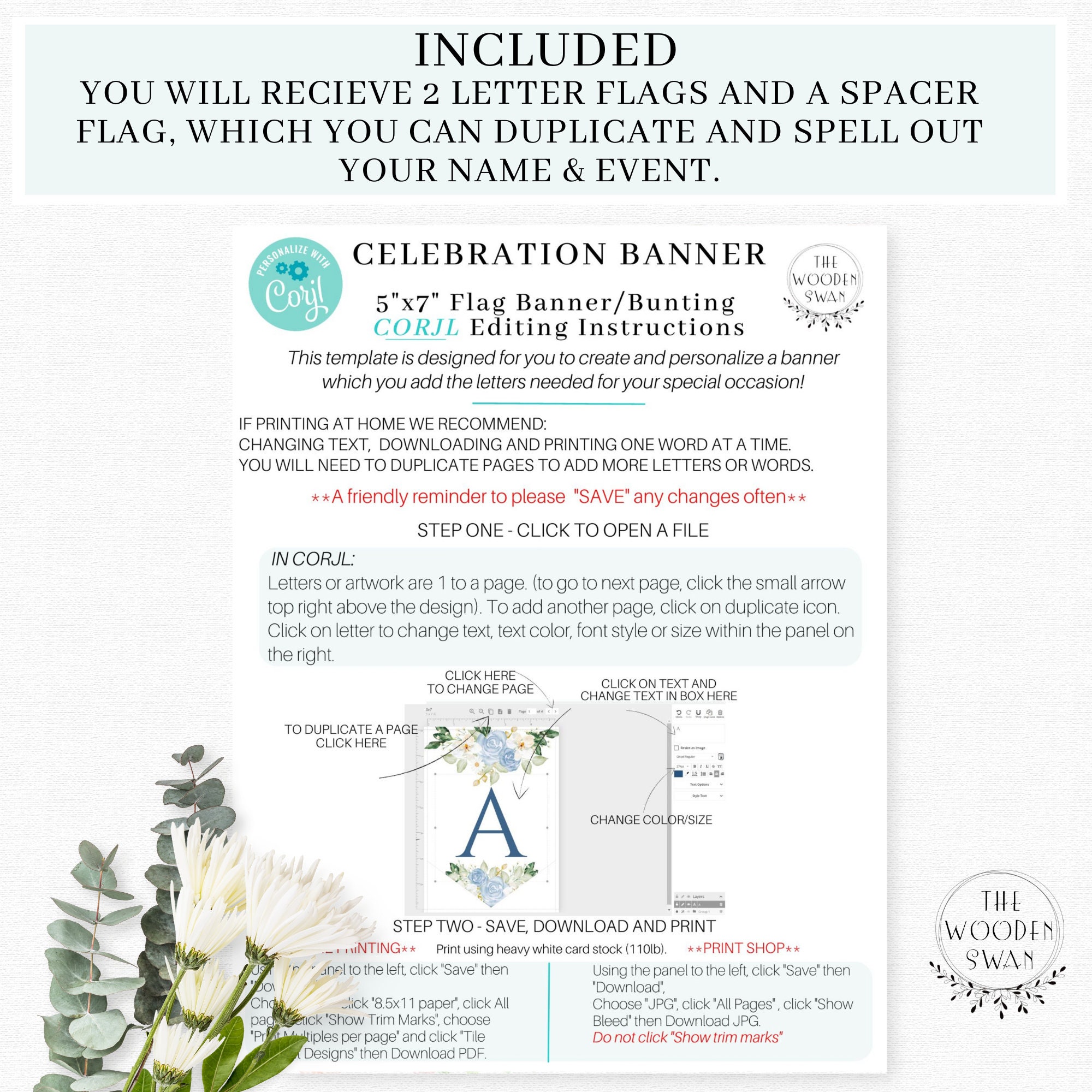 Golden Anniversary Printable Banner, Editable Banner Template, 50th ...